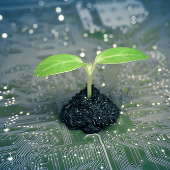 Aiding sustainability through innovation through electronics testing and mrp planning systems.